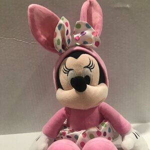 Disney, Disney Minnie Mouse, Minnie Mouse, Pink Easter Bunny, Pink